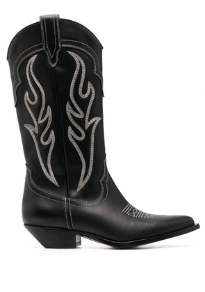 Sonora Santa Fe 35mm calf-length boots - Black