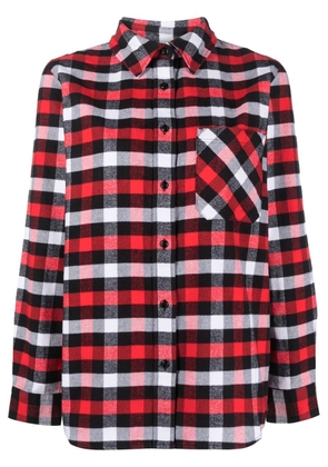 Woolrich checked long-sleeved shirt - Red