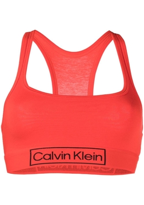 Calvin Klein logo-underband detail bralette - Red