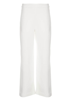 Rosetta Getty pull on cropped straight trousers - White