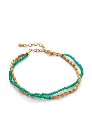 Monica Vinader Mini Nugget Gemstone Beaded Bracelet - Gold