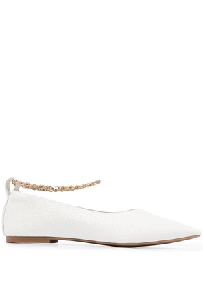 Senso Aubree II leather ballerina shoes - White