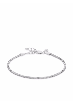 Monica Vinader Heirloom woven fine chain bracelet - Silver