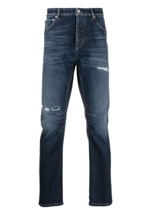 Brunello Cucinelli low-rise straight-leg jeans - Blue