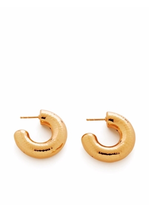 Monica Vinader Siren Muse chunky hoop earrings - Gold