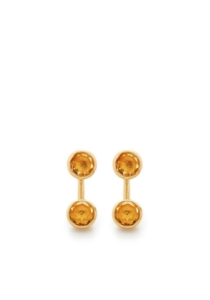 Monica Vinader x Kate Young drop earrings - Gold