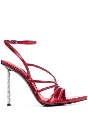 Le Silla Bella 120mm patent-leather sandals - Red