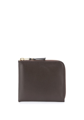 Comme Des Garçons Wallet SA3100 compact zip wallet - Brown