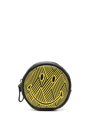 Seletti pattern-print smiley purse - Black