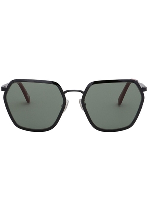 Marni geometric-frame detail sunglasses - Black