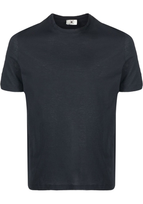 Kired short-sleeve cotton T-shirt - Blue