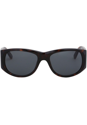 Marni wide-arm oval sunglasses - Brown