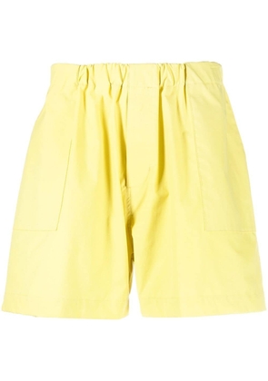 Mackintosh Captain elasticated waistband shorts - Yellow