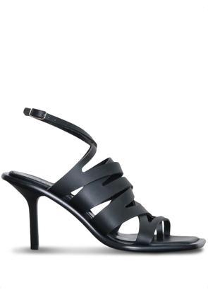 Dion Lee Vachetta Interlock leather sandals - Black