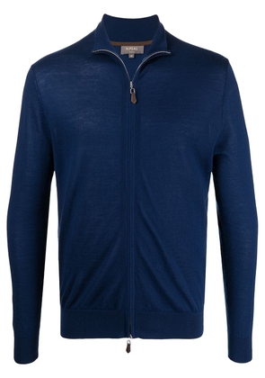 N.Peal The Hyde zip-up sweater - Blue