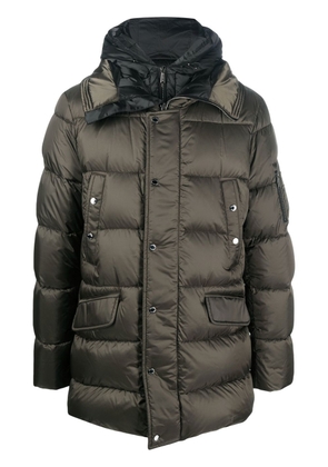 Moorer padded quilted short coat - Green
