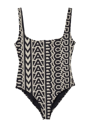 Marc Jacobs monogram-print one-piece swimsuit - Black