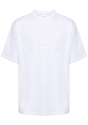 Axel Arigato embossed-logo cotton T-shirt - White