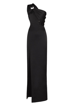RASARIO one-shoulder maxi dress - Black