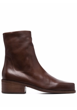 Marsèll Cassello leather ankle boots - Brown