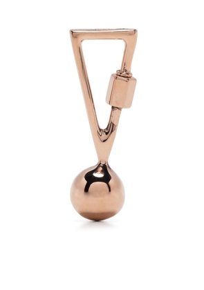 Marla Aaron 14kt rose gold Exclamation Lock pendant