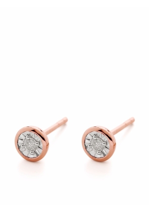 Monica Vinader Diamond Essential stud earrings - Pink