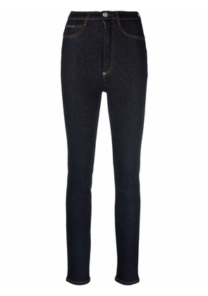 Philipp Plein Iconic high-waist skinny jeans - Blue