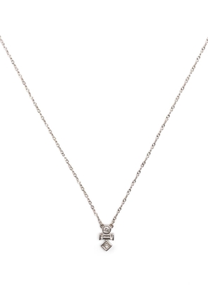 Swayta sha diamond pendant necklace - Silver