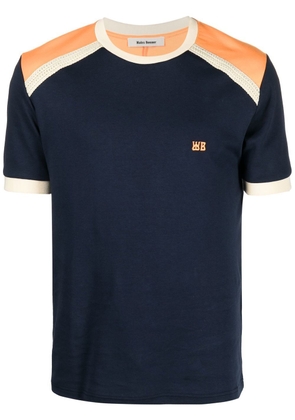 Wales Bonner colour-block short-sleeve T-shirt - Blue