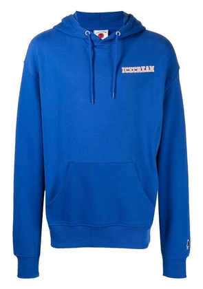 ICECREAM logo-print long-sleeve hoodie - Blue