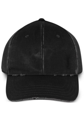 Saint Laurent Cassandre cotton cap - Black