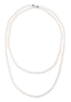 TASAKI 18kt white gold 8.0mm Akoya Pearl Long Necklace 120cm