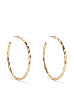 DOWER AND HALL waterfall gold vermeil hoops
