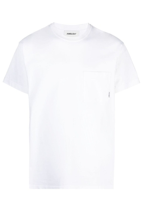AMBUSH chest-pocket cotton T-shirt - White
