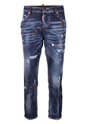 Dsquared2 cropped denim jeans - Blue