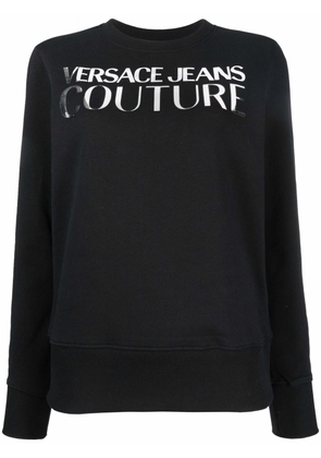 Versace Jeans Couture logo crew-neck sweatshirt - Black