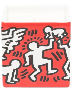Ligne Blanche Keith Haring square candle - Red