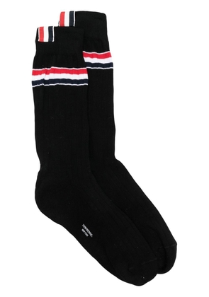 Thom Browne RWB striped socks - Black