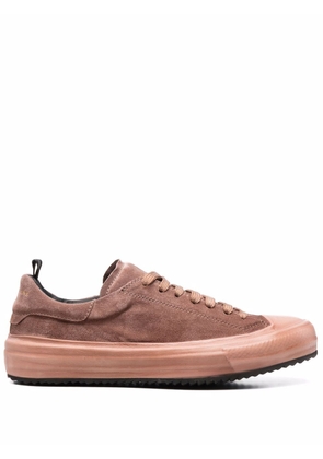 Officine Creative lace-up suede sneakers - Pink
