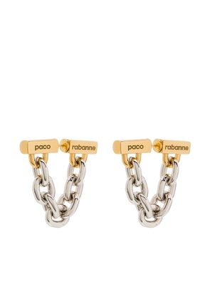 Rabanne chain-link earrings - Gold