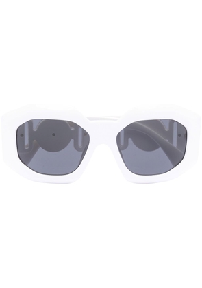 Versace Eyewear Biggie medusa-logo sunglasses - White