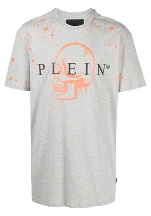 Philipp Plein SS Skull crew-neck T-shirt - Grey