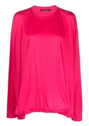Sofie D'hoore elasticated-waist long-sleeve top - Pink