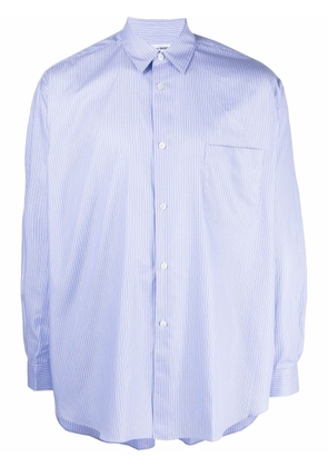 Comme Des Garçons Shirt stripe-print shirt - Blue