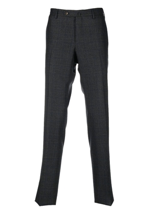 PT Torino checked slim-cut trousers - Grey