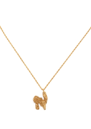 LOVENESS LEE N alphabet pendant necklace - Gold