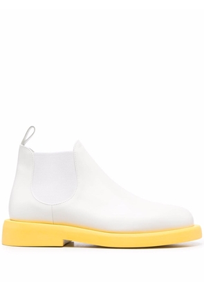 Marsèll two-tone leather ankle boots - White
