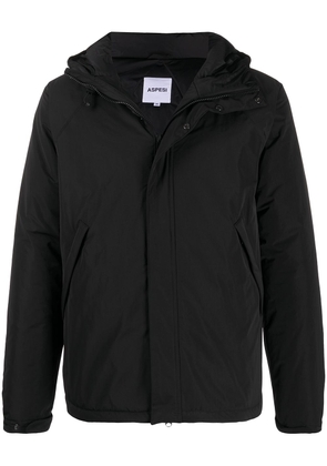 ASPESI zip-up hooded jacket - Black
