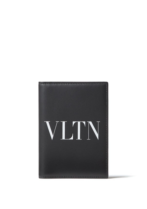 Valentino Garavani VLTN leather bi-fold wallet - Black