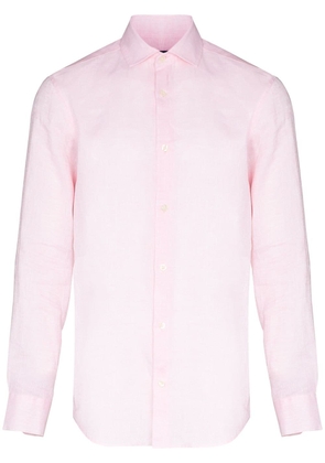 Frescobol Carioca Antonio linen shirt - Pink